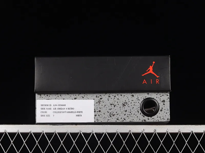 All categories Air Jordan Jordan series basketball shoes Air Jordan 4 Air Jordan 4 Retro AJ4 Joe 4 blue customized basketball shoes AJ4-1036660